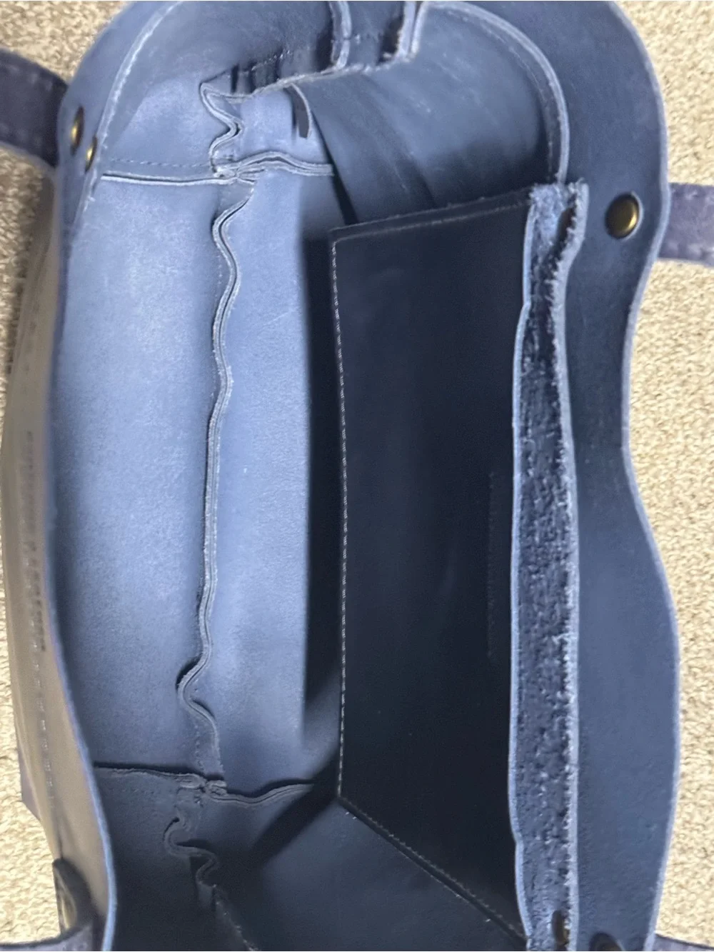 Portland Leather Goods Medium Montana Tote Cowboy Blue